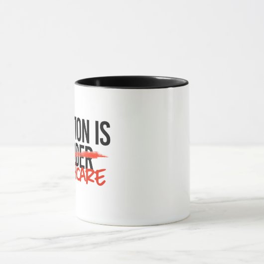 Abortus is gezondheidszorg mok (Midden)