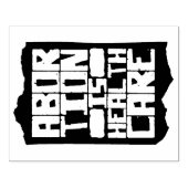 Abortus is gezondheidszorg ondersteuning reproduct rubberstempel (Afrduk)