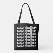 abortus is gezondheidszorg tote bag (Achterkant)