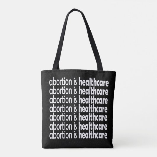 abortus is gezondheidszorg tote bag (Achterkant)
