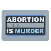 Abortus is moord magneet (Horizontaal)