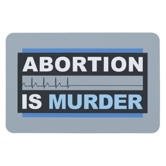 Abortus is moord magneet (Horizontaal)