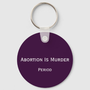 Abortus is moord, periode sleutelhanger
