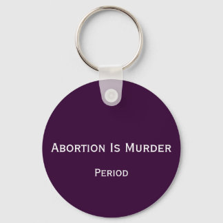 Abortus is moord, periode sleutelhanger