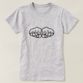 Abortus Knuckle Tattoos T-shirt (Design voorkant)