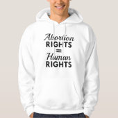 Abortus Rights Equal Human Rights Hoodie (Voorkant)