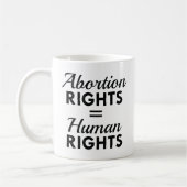 Abortus Rights Equal Human Rights Koffiemok (Links)