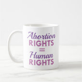 Abortus Rights Equal Human Rights Koffiemok (Links)