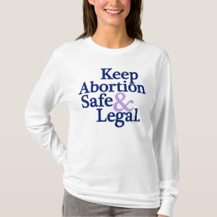 abortus veilig en legaal shirt houden