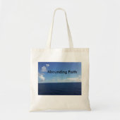 Abounding Faith Canvas tas Ocean (Voorkant)