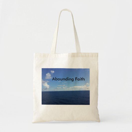 Abounding Faith Canvas tas Ocean (Voorkant)