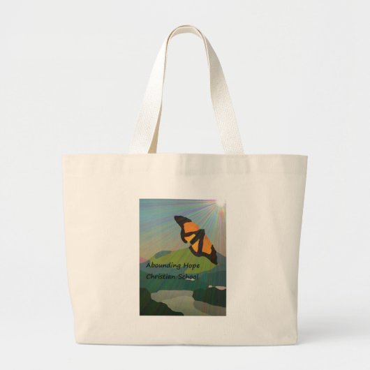 Abounding Hope Christelijke School Grote Tote Bag (Voorkant)