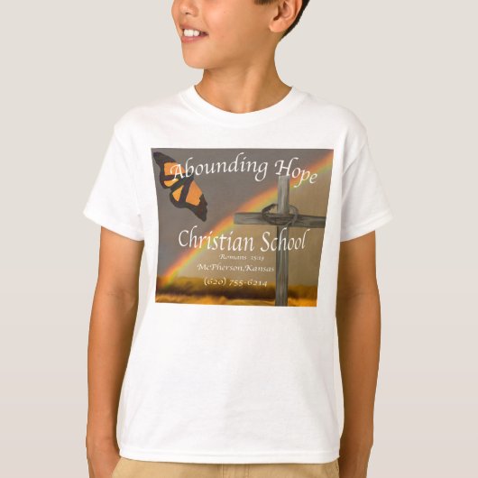 Abounding Hope Romans 15:13 T-shirt (Voorkant)