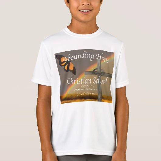 Abounding Hope Romans 15:13 T-shirt (Voorkant)