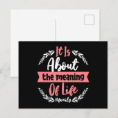 About of Life Briefkaart (Voorkant / Achterkant)