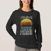 about Pontooning & Drinking Pontoon Boat Captain T-shirt (Voorkant)