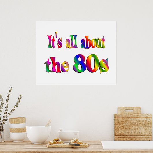About the 80s poster (Keuken)