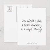 About the momlife, funny quote kaart (Voorkant / Achterkant)