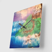 About to get washed away vierkante klok (Hoek)