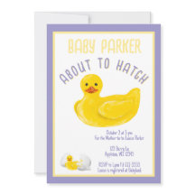 About to Hatch Baby Shower Invitation