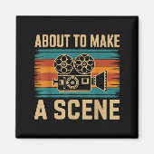 About To Make A Scene Filmmaking Filmmaker Magneet (Voorkant)