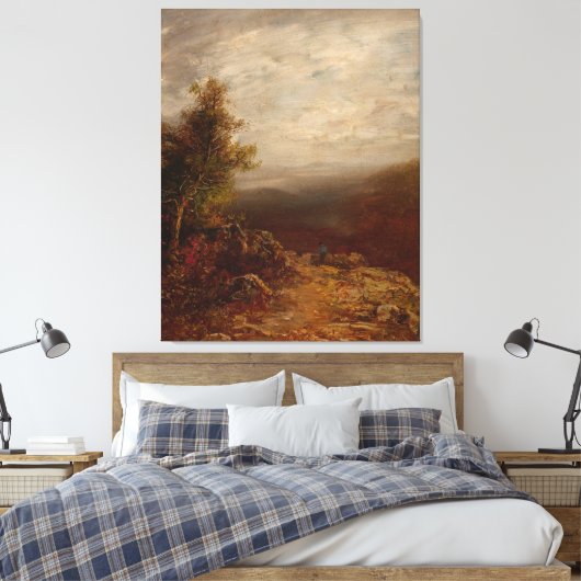 Above the Clouds Canvas Afdruk (Insitu (Slaapkamer))