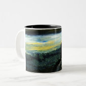Above the Horizon – Scenic Mug Tweekleurige Koffiemok (Voorkant links)