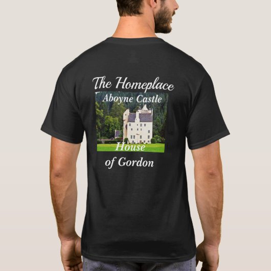 Aboyne Castle - House of Gordon T-shirt (Achterkant)
