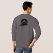 ABP Bouw voor/achter lange mouwen Crew T-shirt (Achterkant volledig)