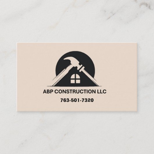 ABP Construction LLC-Visitekaartjes Visitekaartje (Voorkant)