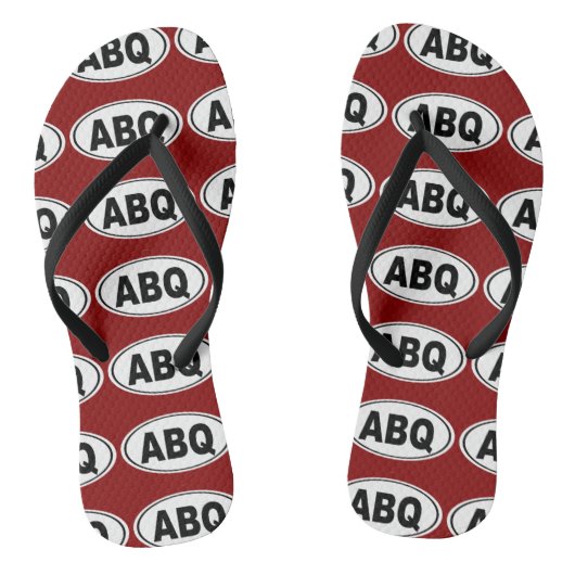 ABQ Albuquerque New Mexico Teenslippers (Voetbed)