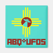 ABQ UFO's magneet! Magneet (Voorkant)