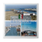 ABR008 PESCARA, Abruzzo, Italië, Tegeltje (Voorkant)
