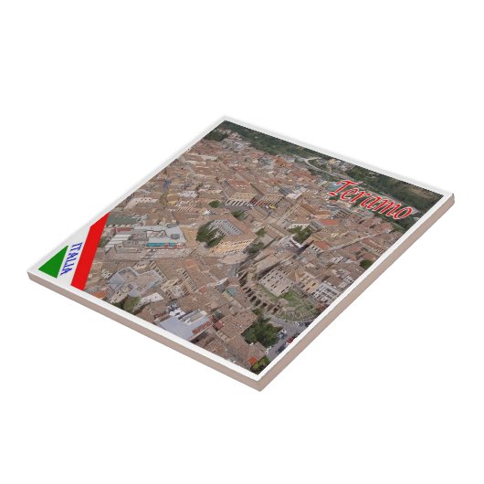 ABR010 TERAMO, Abruzzo, Italië, Tegeltje (Zijkant)