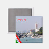 ABR011 PESCARA - Abruzzen - Italië - Fridge Magneet (Voorkant / Achterkant)