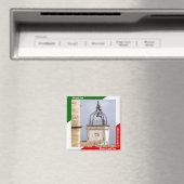 ABR017 BORRELLO, De klokkentoren, Koelkast Magneet (Insitu (Vaatwasser))