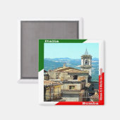 ABR018 BOMBA, Abruzzo, Italië, Koelkast Magneet (Voorkant / Achterkant)