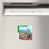 ABR018 BOMBA, Abruzzo, Italië, Koelkast Magneet (Insitu (Vaatwasser))