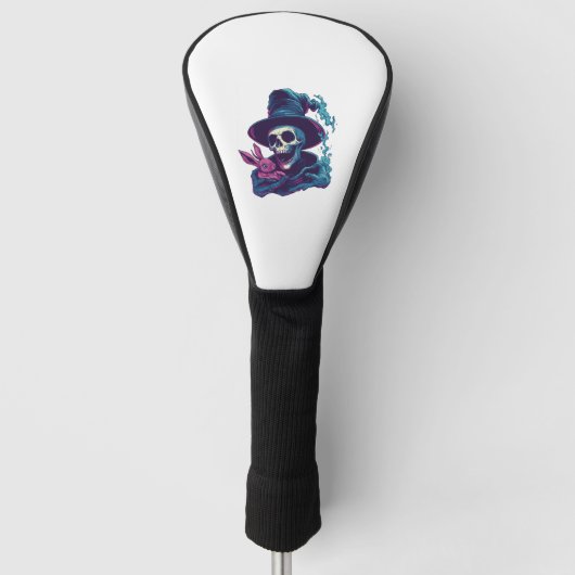 Abra-Cadabra Botten - Grappige magische schedel Golfheadcover (Voorkant)