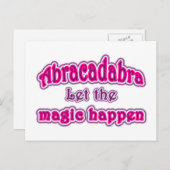 Abracadabra Briefkaart (Voorkant / Achterkant)