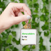 Abracadabra is mijn paard sleutelhanger (Hand)