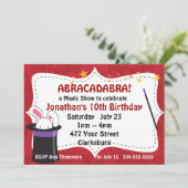 Abracadabra Magic Show Kaart (Staand voorkant)