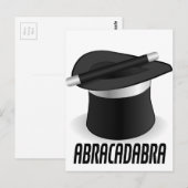 Abracadabra Magic Top Hat Briefkaart (Voorkant / Achterkant)