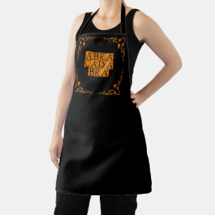 Abracadabra Magic Word All-Over Print Apron Schort