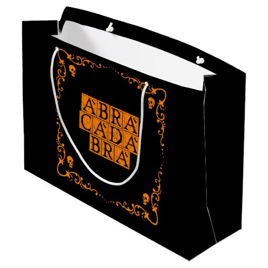 Abracadabra Magic Word Gift Bag Groot Cadeauzakje (Achterkant Gekanteld)