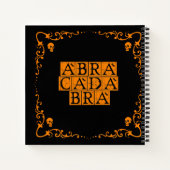 Abracadabra Magic Word Notitieboek (Achterkant)
