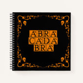 Abracadabra Magic Word Notitieboek (Voorkant)