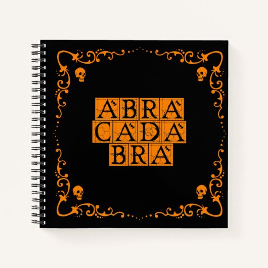 Abracadabra Magic Word Notitieboek (Voorkant)