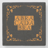 Abracadabra Magic Word Stone Onderzetter (Voorkant)