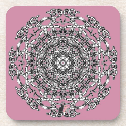 Abracadabra Octa Glyph Dawn Onderzetter (Voorkant)